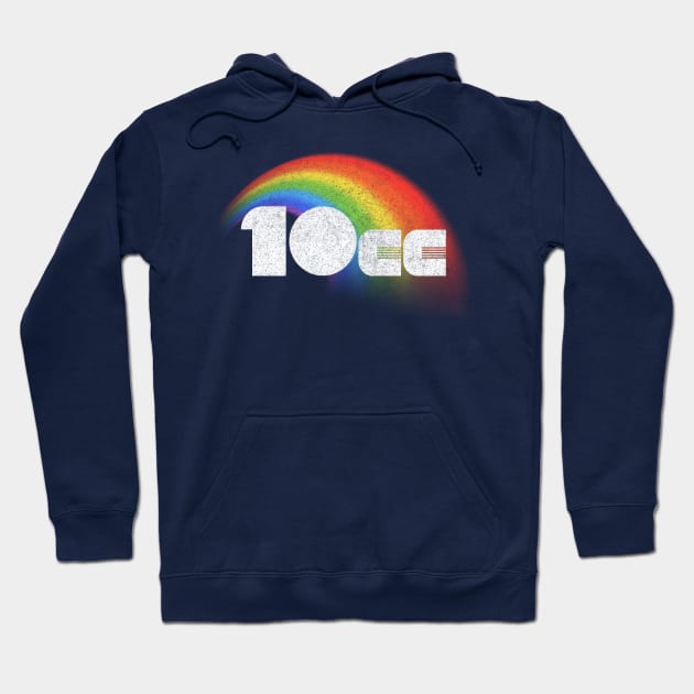 10cc Retro 70s Styled Fan Art Design Hoodie by DankFutura